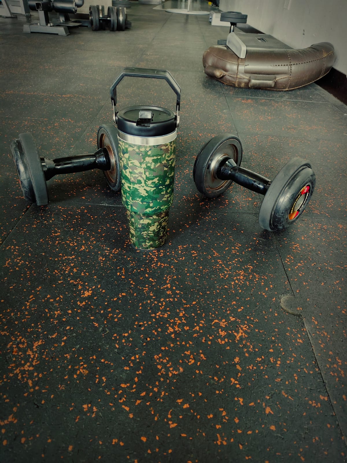 Botella térmica pixelada